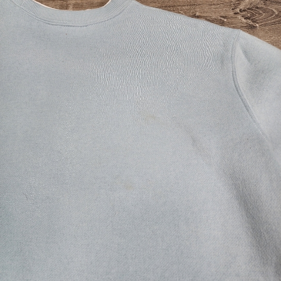 CARDINAL BIRD Graphic Pullover Blue Sweatshirt Crew Neck Collar Large - Picture 13 of 14